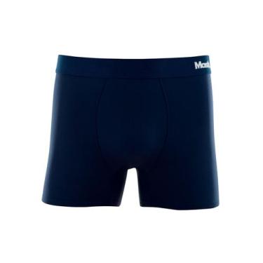 Imagem de Cueca Boxer Mash 150.20 Masculina Lisa Microfibra T. P/GG, GG, Az08, A