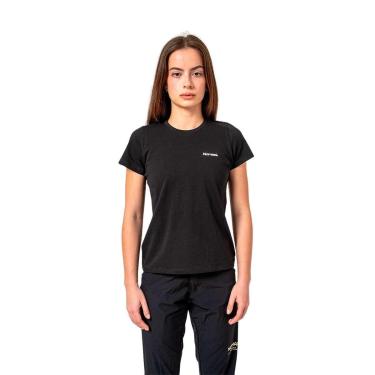 Imagem de Camisa Feminina Casual Preta Camiseta Algodão Apex Nomad-Feminino