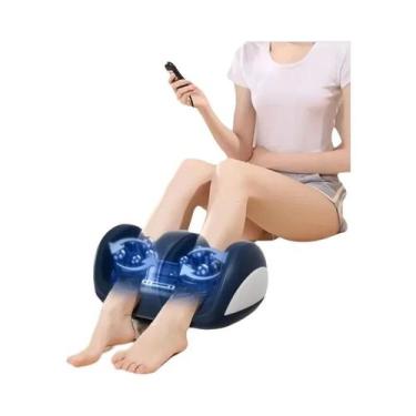 Imagem de Massageador Elétrico Extra Grande Para Pés E Pernas, Shiatsu Com Rolos