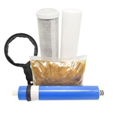 Imagem de Filtro Osmose Reversa+deio +bomba Pressurizada 100gpd - FDMA Filtros, 
