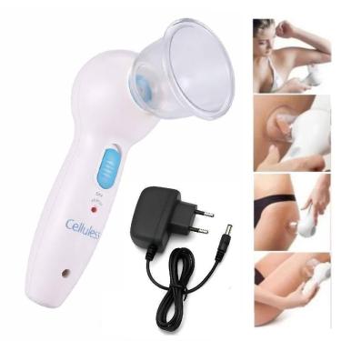 Imagem de Massageador Anti Celulite Aparelho Drenagem Linfática Celluless Portatil Ventosa Succao Recarregavel A Vacuo