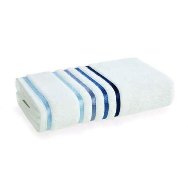 Imagem de Toalha De Banho Karsten Fio Penteado Lumina Unika Náutico Azul Carbono