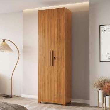 Imagem de Armário Multiuso Com Chave 211cm Nt4050 Freijó Notável Móveis