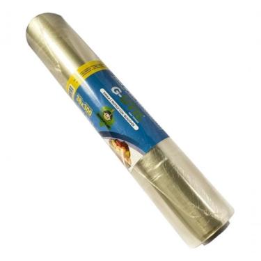 Imagem de Filme Plástico PVC Esticável Filme Plastico Rolo Pvc Transparente Bobina 38X300 METROS para Embalagem de Alimentos Não