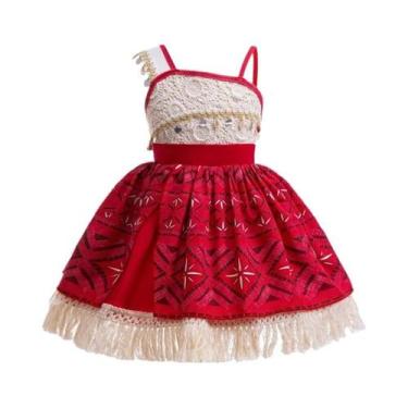 Imagem de Fantasia De Aventura No Oceano Para Meninas, Vestido Moana 2 Princesa 