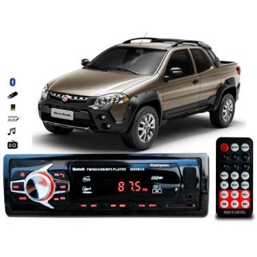 Imagem de Aparelho De Som Mp3 Fiat Strada Bluetooth Pendrive Rádio - OESTESOM