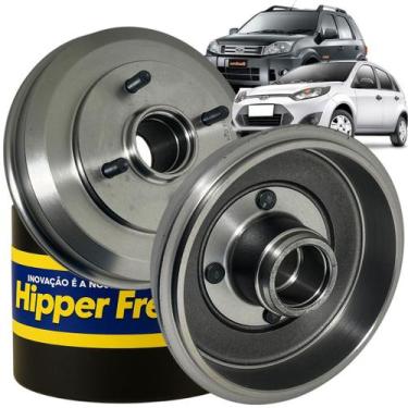 Imagem de Par Tambor Freio Traseiro HF113 Fiesta Ecosport 2003/... - HIPPER FREI