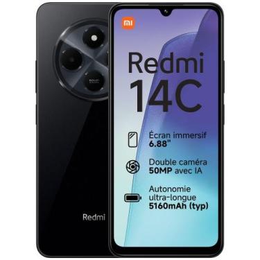 Imagem de Smartphone 14C 256GB - 8GB RAM - Dual Sim 6.88 Midnight Black (Preto),
