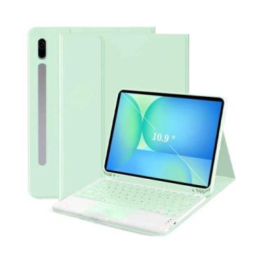 Imagem de Capa Com Teclado Para Samsung Galaxy Tab S10 FE 10.9 Polegadas SM-X520