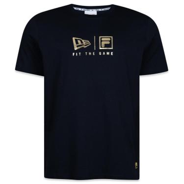 Imagem de Camiseta Colaboração New Era x Fila Logos-Masculino