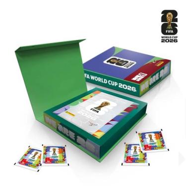 Imagem de Box Premium Álbum de Figurinhas Capa Dura Prata Copa do Mundo FIFA 202