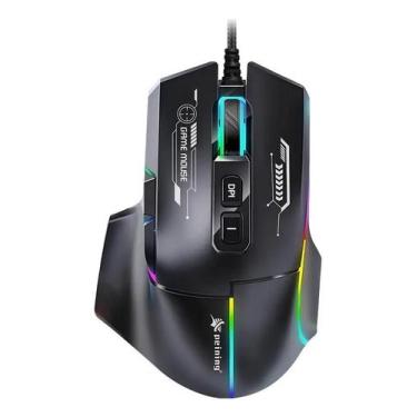 Imagem de Mouse Gamer 6400 Dpi Rgb 7 Botões Cabo Usb Peime06 - Peining