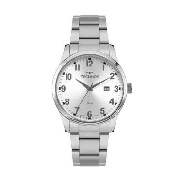 Imagem de Relógio Technos Steel Prata Masculino 2115TZC/1K-Masculino