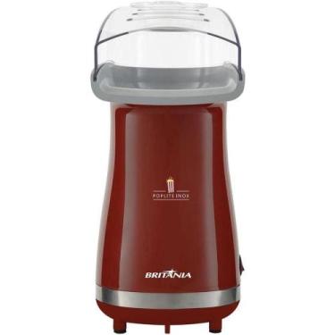Imagem de Pipoqueira Britânia Poplite Inox Vermelha 220V, 220V