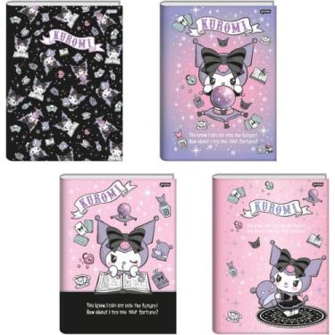 Imagem de Caderno Brochura 1/4 Capa Dura Kuromi 80FLS. PCT.C/05 - Jandaia