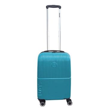 Imagem de Mala De Viagem Bordo Bagagem Cadeado Embutido Rodas 360 Abs - Luxcel, 