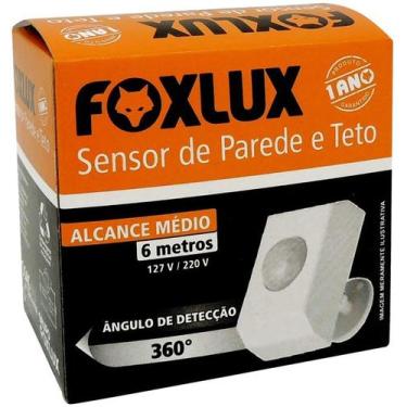 Imagem de Sensor De Presença Sobrepor Parede E Teto Bivolt Foxlux