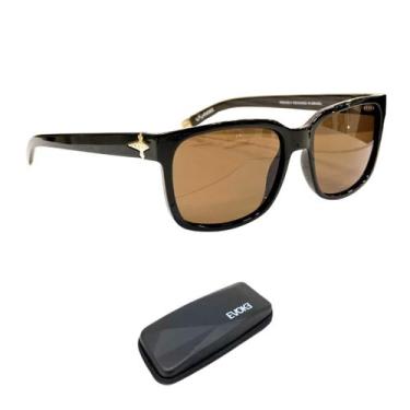 Imagem de Óculos de Sol Evoke New Capo VI BRWD01 Black Shine Brown