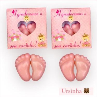 Imagem de Caixinha com pezinho em sabonete perfumado com cheirinho infantil - ke