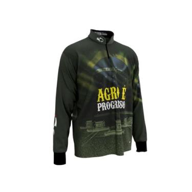 Imagem de Camiseta de Pesca Proteção Solar Faca na Rede Combat S - Agro é Progre
