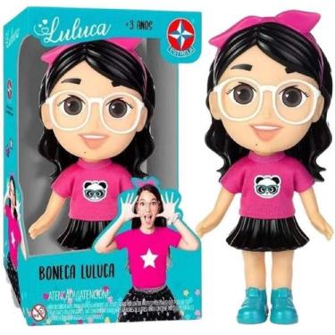 Imagem de Boneca Luluca 20CM Youtuber Vinil Brinquedo Estrela, Colorido, Luluca