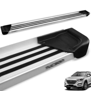 Imagem de Estribo Lateral New Tucson 2017 a 2021 Aluminio Natural A1 - Gtnox