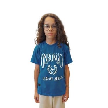 Imagem de Camiseta Onbongo Juvenil Original Always Ahead Est 1988, Azul, 12