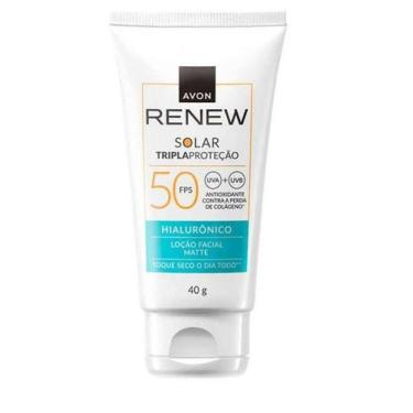 Imagem de Avon Protetor Solar Sem Cor FPS 50 Renew 40g