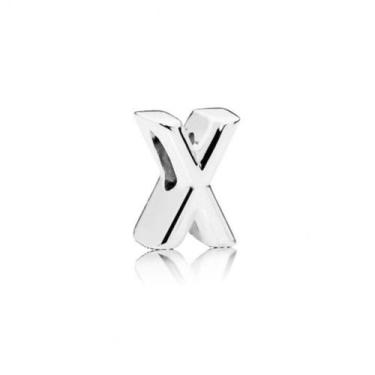 Imagem de Berloque LETRA X em Prata S925 para pulseiras modelo Pandora ou Vivara