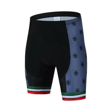 Imagem de Calções De Ciclismo Masculinos De Verão Para MTB Com Almofada De Gel 1