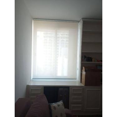 Imagem de Persiana Rolo Tela Solar 3% cor Off White 1,00larg x 1,30alt - Inove H