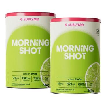 Imagem de 2x Morning Shot Limão - Sublyme 144g - Caffeine Army
