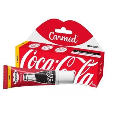 Imagem de Hidratante labial Carmed Coca Cola Vermelho 10g