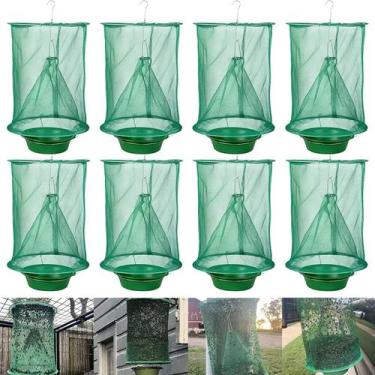 Imagem de Luva descartável suspensa ao ar livre Ranch Fly Traps, pacote com 8 un
