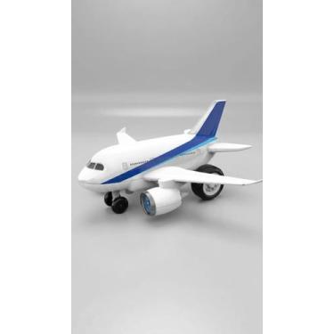 Imagem de Avião de Brinquedo com Luz e Som Colorido - Congratulations Store