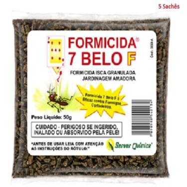 Imagem de Isca Anti Formigas Cortadeiras Com Atrativo Natural 5 X 50g - 7 Belo