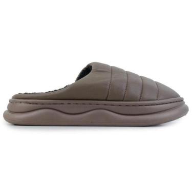 Imagem de Pantufa Masculina Europa Marrom - 8033, 37/38, Marrom