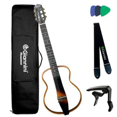 Imagem de Violão giannini roadman elétrico nylon grmn 3ts c/ bag