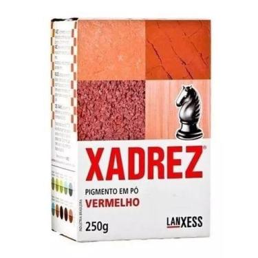 Imagem de Pó Xadrez Vermelho 250g para Argamassas e Pinturas
