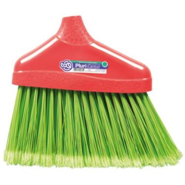 Imagem de Kit Pá de Lixo Multiuso Colorida + Vassoura Sem Cabo Pluri - PRA VC, C