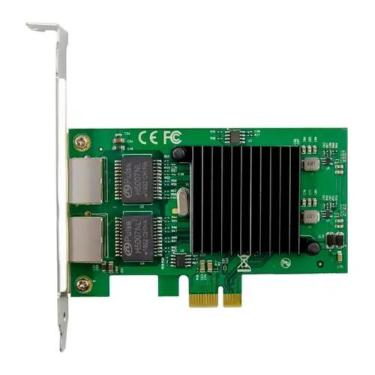 Imagem de Placa De Rede Dual Giga Intel 82576EB - PCI-e x1 E1G42ET
