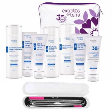 Imagem de Kit Mini Limpeza De Pele Profissional Completo Extratos Da Terra Origi