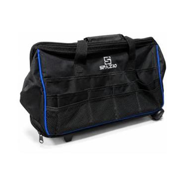 Imagem de Bolsa Mala Multi Ferramentas Eletricista Mecânico 24 bolsos Alça e Rod
