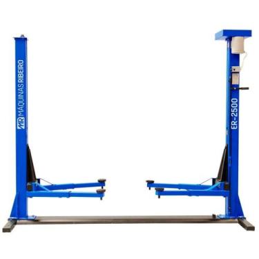 Imagem de Elevador Automotivo Trifásico 220V 380V Suporta Até 2500Kg Azul Ribeir