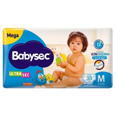 Imagem de Fralda Babysec Galinha Pintadinha Ultra Sec Tam. M 5 a 9,5kg 38 Unidad
