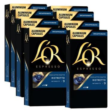 Imagem de Cápsulas de Café L'OR DECAF Ristretto, Pacote com 80 Unidades