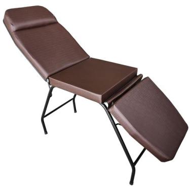 Imagem de Maca 3 Posições Reclinável Estética Massagem Depilação CAFÉ FACTO Fort