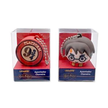 Imagem de Apontador Chaveiro Formato 3D Harry Potter Sortido (Display c/ 16 und)