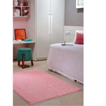 Imagem de Tapete Sala E Quarto 100x150 Classic Rosa Bebe Oasis