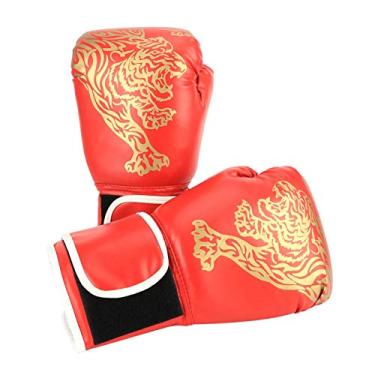 Imagem de Luvas Taekwondo, luvas, luvas Sanda para exercícios de musculação, vermelhas para treinamento de futebol americano, presentes para crianças, itens esportivos de boxe (vermelho, infantil)